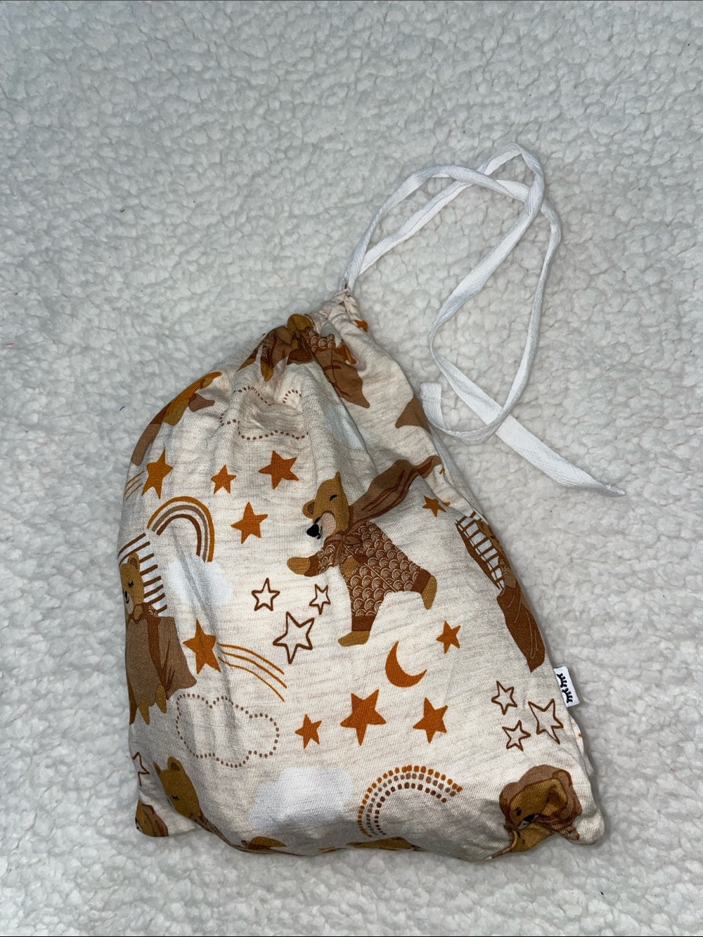 Little Sleepies Sleepies Bears Fitted Mini Crib Sheet